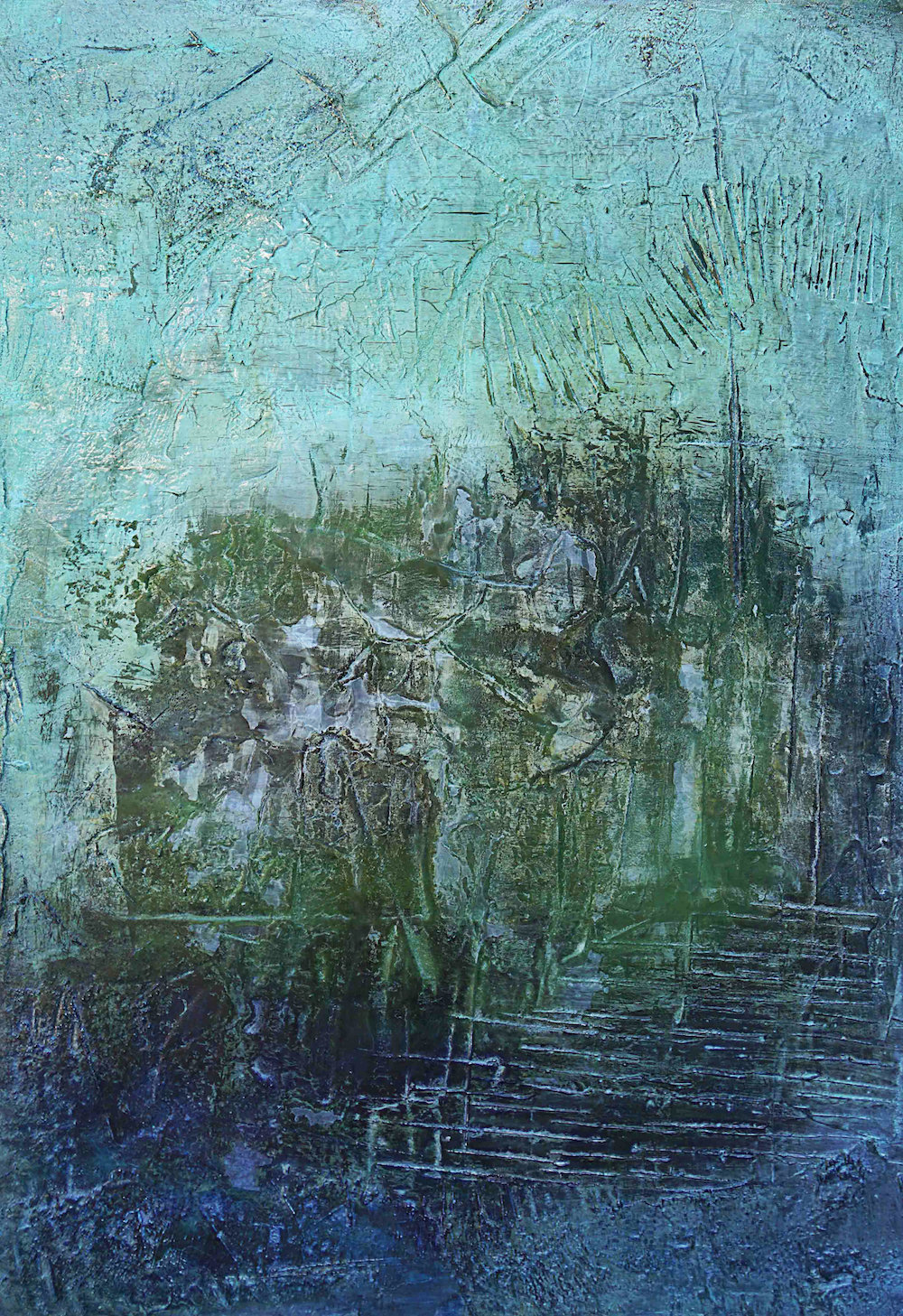 Water Breeze III | 100cm x 70cm x 4cm | 2018 | Manuela Mordhorst
