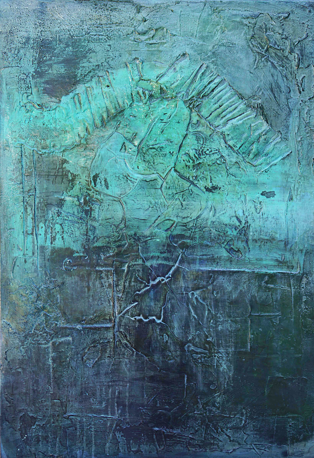 Water Breeze IV | 100cm x 70cm x 4cm | 2018 | Manuela Mordhorst