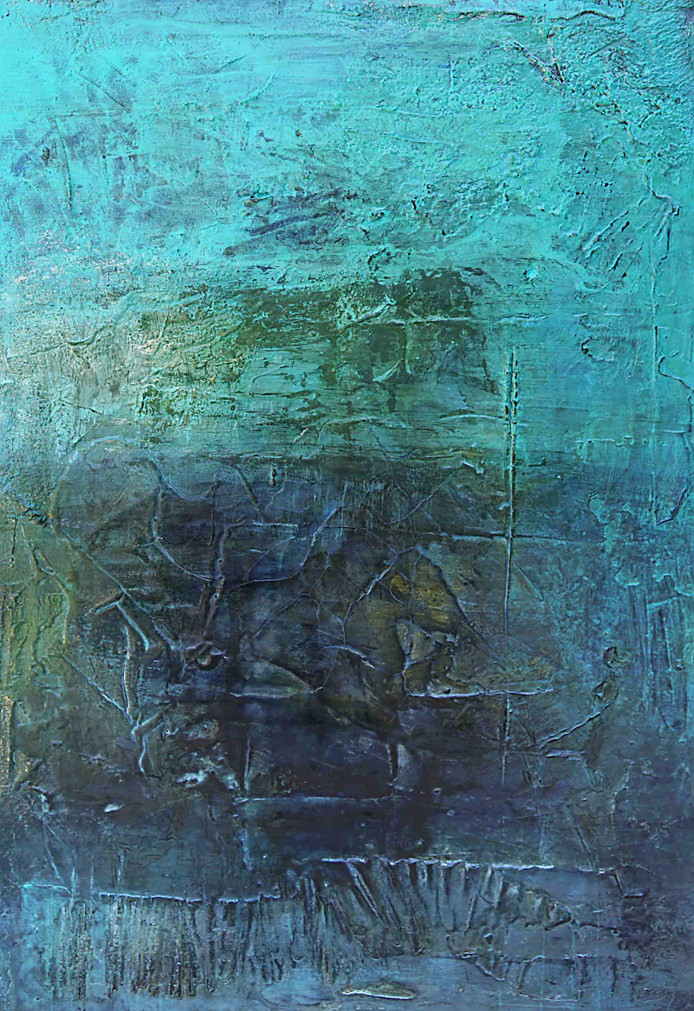 Water Breeze V | 100cm x 70cm x 4cm | 2018 | Manuela Mordhorst